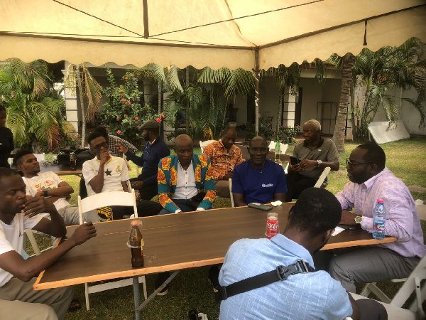 Some journalists who took part in the golf workshop