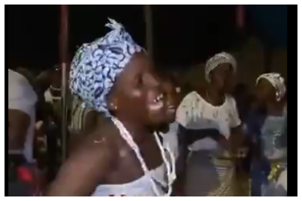 Some of the residents jubilating over the commissioning of the project