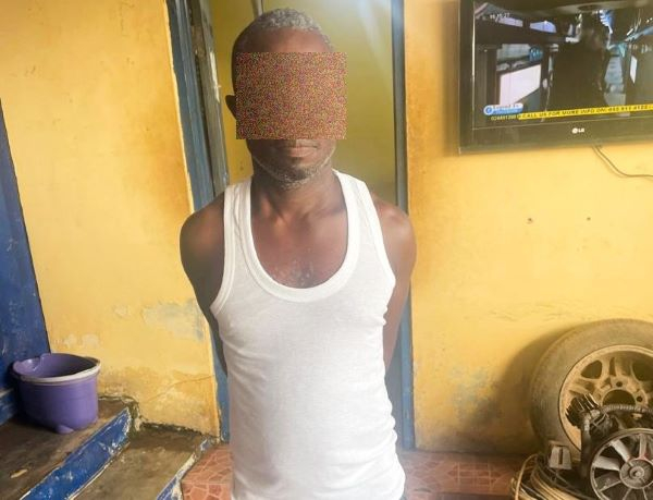 Isaac Adonteng has been arrested by police after they found cutlass, metal pipe in his room