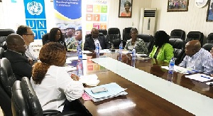 Meeting between UNDP Ghana, Energy Commission and Management of Reroy Cables and Tobinco Group