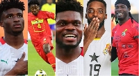 A photo of five players who will be crucial to Ghana's victory against Portugal