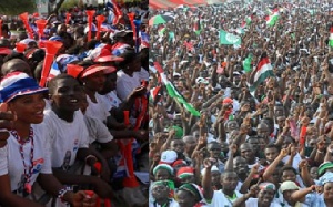 NPP and NDC supporters