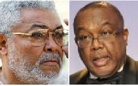 Former President, Jerry John Rawlings and Victor Smith