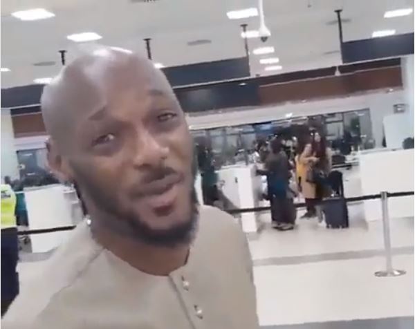 Tuface Idibia at Ghana's Terminal 3