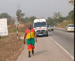 65-year-old man embarks on over 250-kilometer journey to Accra for Mahama's inauguration