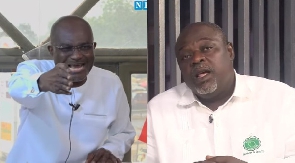 Kennedy Agyapong (left), Samuel Koku Anyidoho (right)