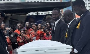 A scene from the funeral of Dada KD