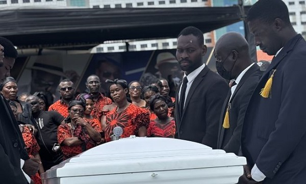 A scene from the funeral of Dada KD