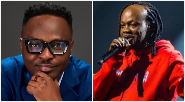 Nabil Alhassan (L) says late Lumba (R) charged him GH¢300k for a concert in 2012