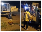 Watch Yirenkyikrom youth block excavators over alleged illegal mining