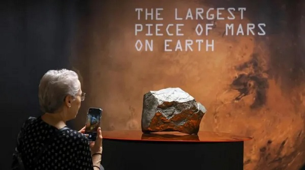 This millions-of-years-old piece of the Red Planet is the largest ever found on Earth