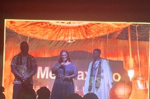 Officials of Mentras Oro at the unveiling of the Ghana Gold Pendant Package