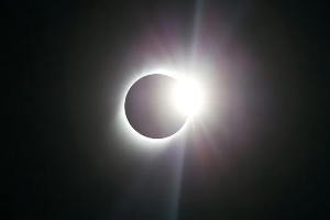near-total solar eclipse is observed in Coquimbo, Chile