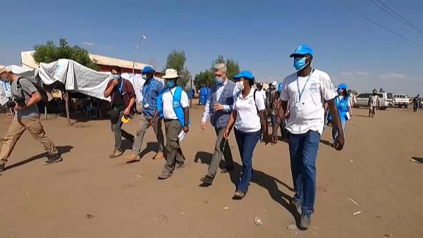 More than 43,300 refugees have crossed the border to Sudan so far