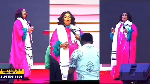Watch as Agradaa scolds singer in church to 'perform better song'