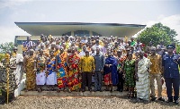 President Nana Addo Dankwa Akufo-Addo with some Chiefs