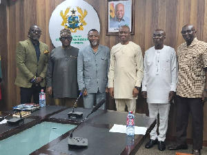 Dr Lawrence Tetteh and the committee members