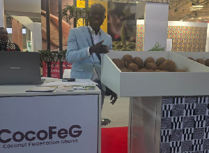 Vice President of the Coconut Federation of Ghana, Kwaku Boateng