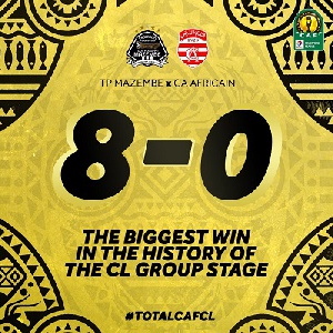 The victory was an historic feat for TP Mazembe