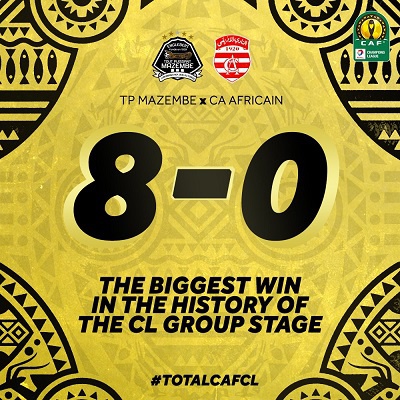 The victory was an historic feat for TP Mazembe