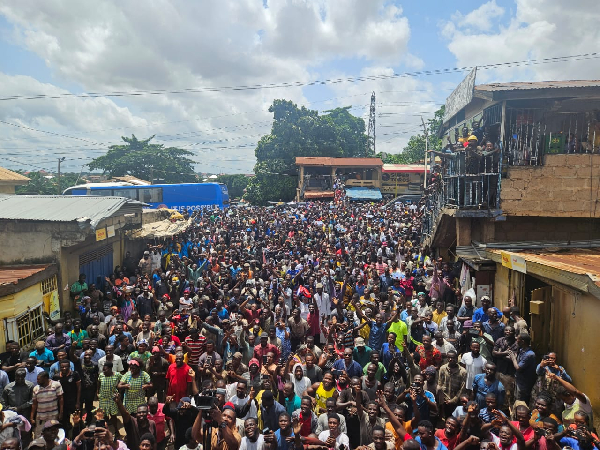 Dr. Bawumia is on a three-day campaign tour of the Ashanti Region