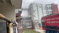 Parts of the Job 600 building caught fire