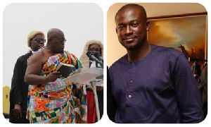 President Akufo-Addo [left], Arhin [right]