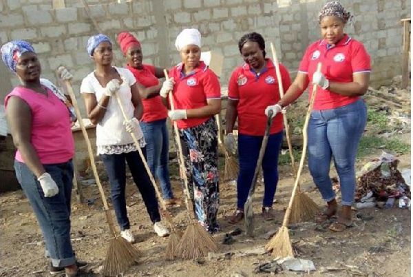 an appendage of the ruling New Patriotic Party (NPP), has embarked on a five-hour clean-up exercise