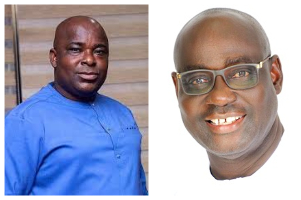 Michael Okyere Baafi [L] and Alexander Roosevelt Hottordze