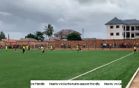 Image of Hearts of Oak's friendly against Bechem United