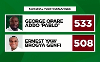Results of the National Youth Organizer vote