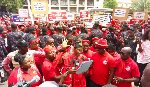 Teachers in Volta Region protest unpaid allowances