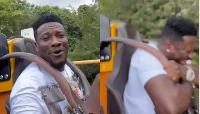 Asamoah Gyan on a rollercoster