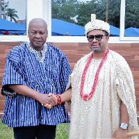 John Dramani Mahama and Dr. Amb. Eze Chukwudi Ihenetu