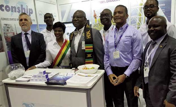 Energy Minister, Boakye Agyarko interacts with others at the conference