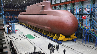 The country's nuclear-powered submarine claimed to be 8,700 ton