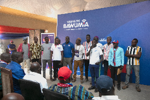 All coordinators stepped forward to announce their declarations in front of Dr Bawumia