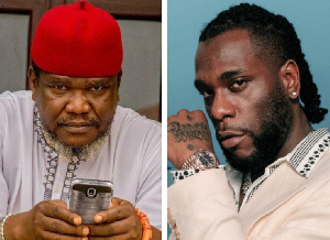 Actor, Ugezu J. Ugezu and Burna Boy