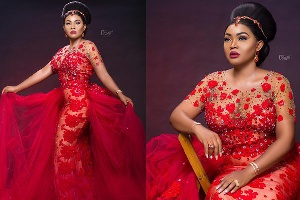 Mercy Aigbe in the 'controversial' dress