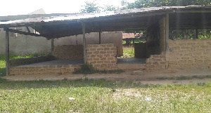 A classroom block at Presbyterian Primary and JHS, Boinso
