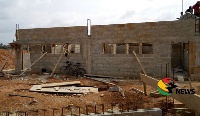 Th New Edubiase Stadium construction site