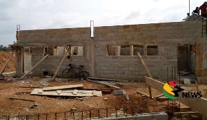 Th New Edubiase Stadium construction site