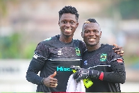 Danlad Ibrahim (right) and Frederick Asare
