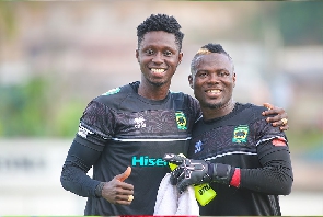 Danlad Ibrahim (right) and Frederick Asare