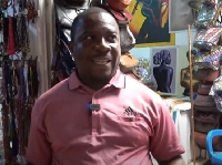 Frank Todah is the Chairman of the Tetteh Quarshie Art and Craft Market
