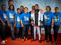 Prophet Joseph Atarah (M) with some aides