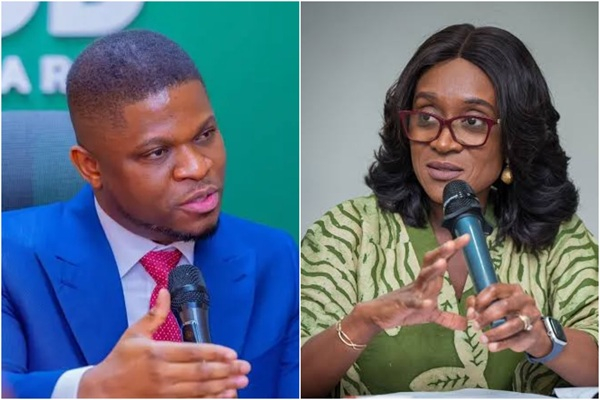 Sammy Gyamfi (left) faced off with Osei Asare (right) at the PAC meeting on Tuesday