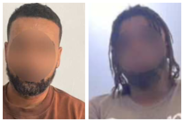 A photo of the suspects