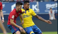 Kevin Prince Boateng in action for Las Palmas