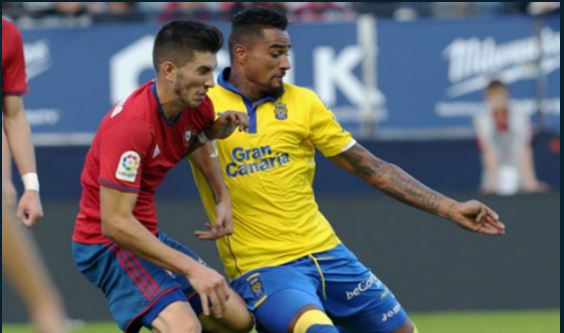 Kevin Prince Boateng in action for Las Palmas